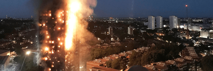 Пожар в Лондоне: двери должны были сдержать напор огня