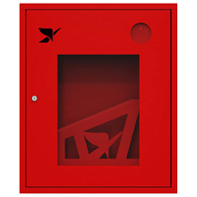 Шкаф пожарный ШП-К-Пульс-310НОК для одного рукава, навесной, открытый, красный
