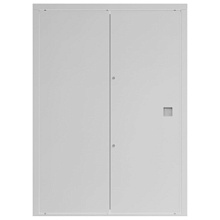 Дверь техническая сплошная двупольная угловая коробка типа ДТ-200 (1170-1660, Правая, RAL 9016)