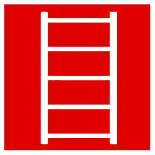 Знак F03 Пожарная лестница