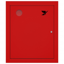 Шкаф пожарный ШП-К-Пульс-310ВЗК для одного рукава, встраиваемый, закрытый, красный