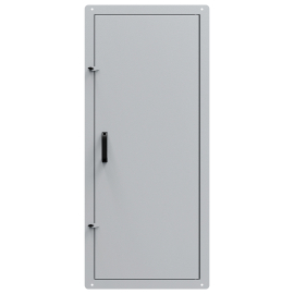 Дверь металлическая герметичная ДУс-Пульс (утеплённая) серии 5.904-4 (500х1250), RAL 7040