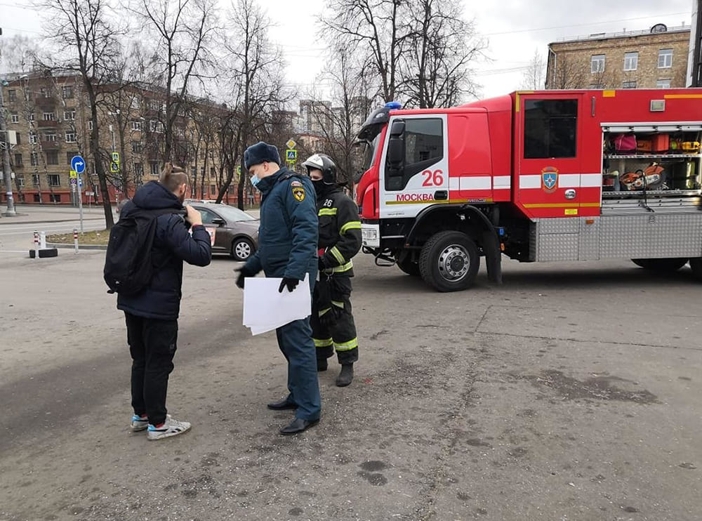 ВАО ГУ МЧС России провели профилактические мероприятия по г. Москве