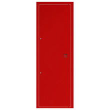 Дверь техническая сплошная однопольная угловая коробка типа ДТ-100 (0650-2000, Правая, RAL 3002)