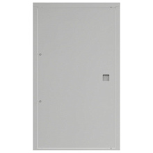 Дверь техническая сплошная однопольная угловая коробка типа ДТ-100 (0900-1600, Правая, RAL 7035)