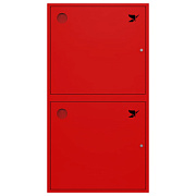 Пожарный шкаф ШП-К-Пульс-320-12НЗК (для двух рукавов и двух огнетушителей, навесной, закрытый, красный)