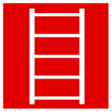 Знак F03 Пожарная лестница