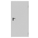 Дверь противопожарная металлическая ДПМ-Пульс-01/30К (EI 30) сплошная, угловая коробка (950х2075), без порога, правая, RAL7035