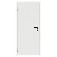 Дверь противопожарная металлическая ДПМ-Пульс-01/60К (EI 60) сплошная, угловая коробка (850х2075), левая, RAL9016