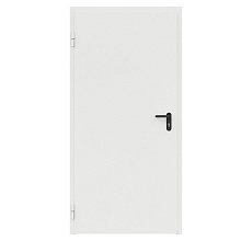 Дверь противопожарная металлическая ДПМ-Пульс-01/30К (EI 30) сплошная, угловая коробка (950х2075), левая, RAL9016