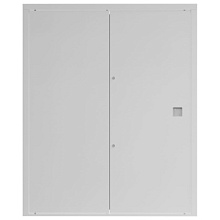 Дверь техническая сплошная двупольная угловая коробка типа ДТ-200 (1320-1650, Правая, RAL 9016)