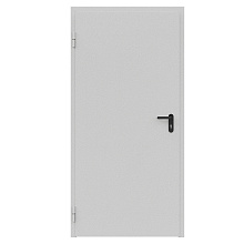 Дверь противопожарная металлическая ДПМ-Пульс-01/30К (EI 30) сплошная, угловая коробка (950х2075), без порога, левая, RAL7035