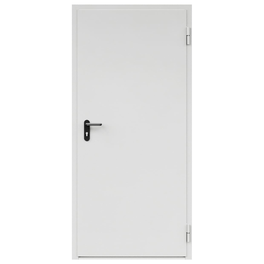 Дверь противопожарная металлическая ДПМ-Пульс-01/60К, сплошная, торцевая коробка (0975-2075)