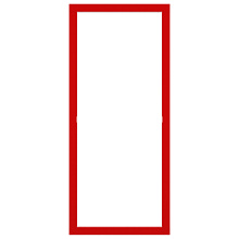 Рамка для ШП-К-О-Пульс-320, ШП-К-Пульс-320-21(У) красная, 590х1350 (h)