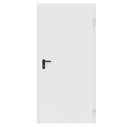 Дверь противопожарная металлическая ДПМ-Пульс-01/60К (EI 60) сплошная, угловая коробка (950х2075), без порога, правая, RAL9016