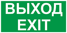 Знак E22-01 Указатель Выхода (Exit) (150х300)