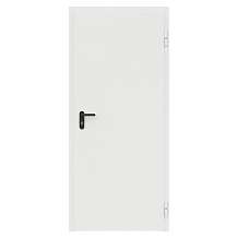 Дверь противопожарная металлическая ДПМ-Пульс-01/30К (EI 30) сплошная, угловая коробка (850х2075), без порога, правая, RAL9016