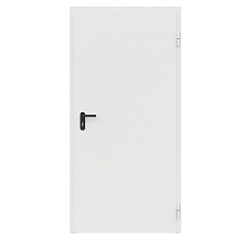Дверь противопожарная металлическая ДПМ-Пульс-01/30К (EI 30) сплошная, угловая коробка (950х2075), без порога, правая, RAL9016