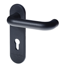 Гарнитур для пожарных дверей Doorlock V S38KP/FPZ72 серия Variant, на кор. накладке, черный