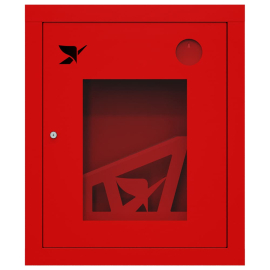 Шкаф пожарный ШП-К-Пульс-310ВОК для одного рукава, встраиваемый, открытый, красный