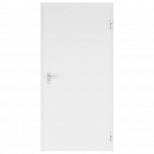 Дверь противопожарная металлическая ДПМ-Пульс-01/60К (EI 60) сплошная, охватывающая коробка (0925-2075), правая, RAL 9003
