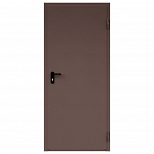 Дверь противопожарная металлическая ДПМ-Пульс-01/60К (EI 60), сплошная, угловая коробка (0850-2075), правая, RAL 8017