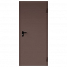 Дверь противопожарная металлическая сплошная однопольная угловая коробка ДПМ-Пульс-01/90К (EI 90), Правая, RAL 8017