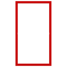 Рамка для ШП-К-О-Пульс-320-12 (У) красная, 750х1350 (h)