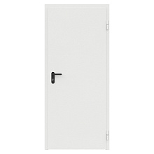 Дверь противопожарная металлическая ДПМ-Пульс-01/30К (EI 30) сплошная, угловая коробка (850х2075), без порога, правая, RAL9016